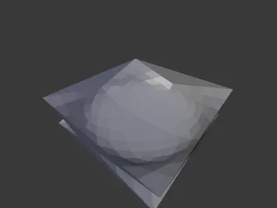 Artifact Free low-poly 3D model