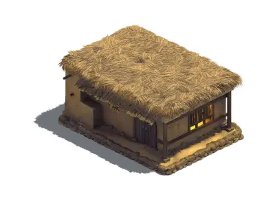 gAME Pei Cheng Building - House 03 3D model