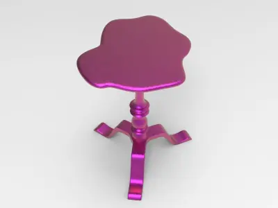 Zara Side Table Low-poly 3D model