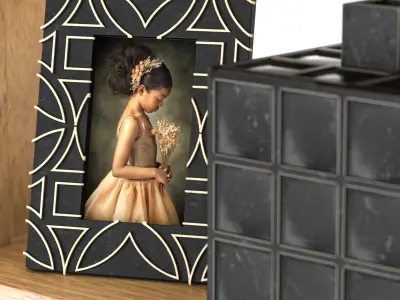 Apple Home Office Workspace Set 3D model