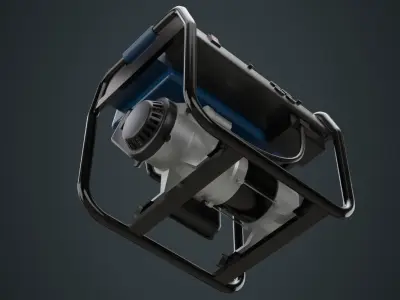 Portable Generator 1A Low-poly 3D model
