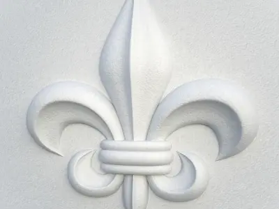 Decorative Fleur de Lis 3D model