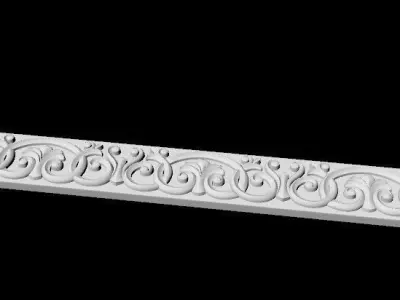 Central decor ornament for furniture 3D model 383