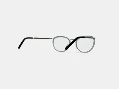 Dinah Eyeglasses in Soapstone with Riesling Low-poly 3D model