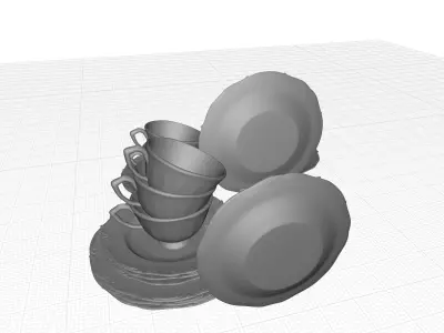 Meyersdale Dinnerware Set  3D model