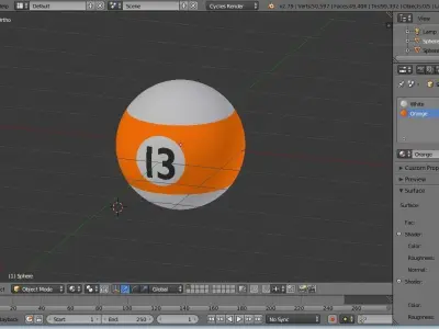 Pool ball collection Free low-poly 3D model