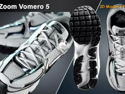 Nike Zoom Vomero 5 3D model
