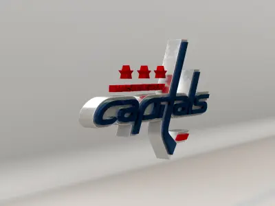 NHL Washington Capitals Team Logo 3D model