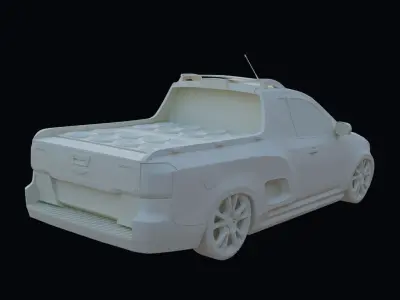 Chevrolet Montana  3D print model