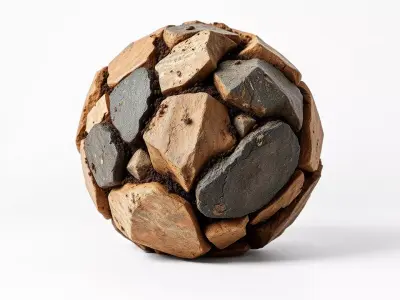 Rustic Stone Sphere model pack Texture