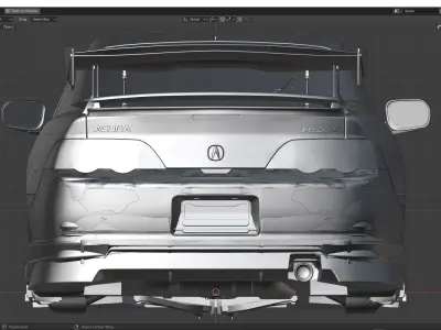 Acura RSX Type - S 2002 3D model