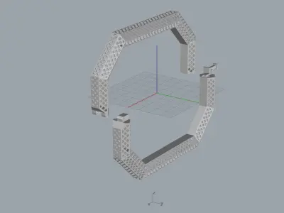 Bracelet With Network EveryWhere 3D print model