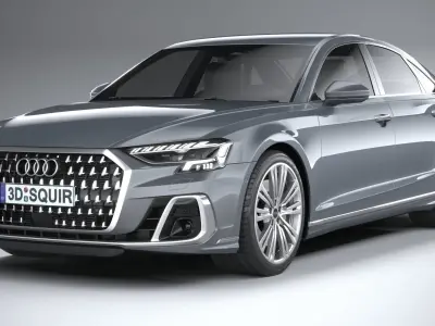 Audi A8 2022 3D model
