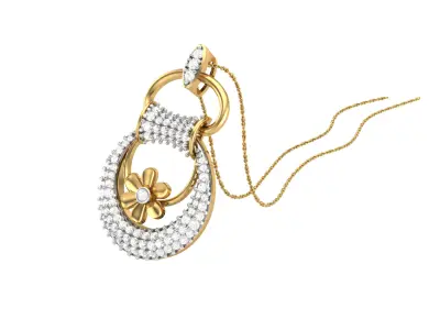 Full Pendent Set Like as Pendant Earring and Ring 3D print model purchase