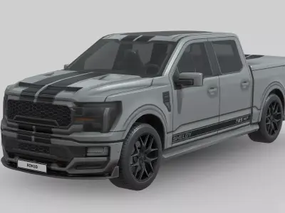 Shelby F-150 Super Snake 2024 Low-poly 3D model