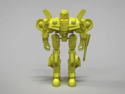 Bumblebee action figure 3D print model
