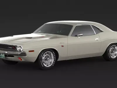 1970 Dodge Challenger RT 3D model