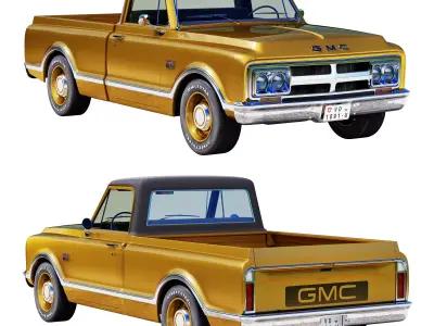 GMC 1500 1968 3D model
