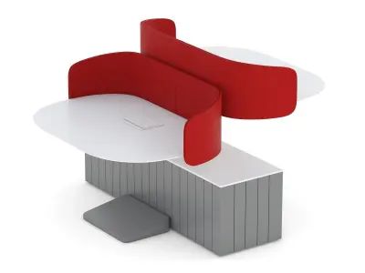 Herman Miller Locale Desk 1 3D model