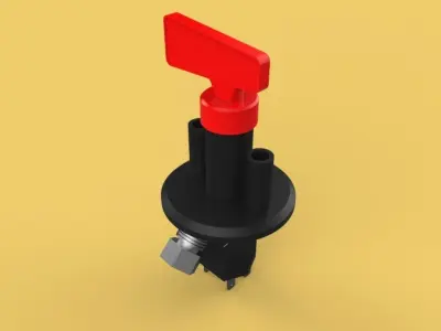 DISCONNECT CUT OFF POWER KILL SWITCH 3D model