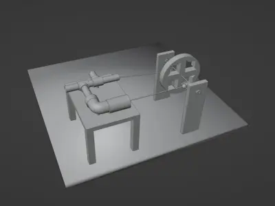  steam engine 3D print model