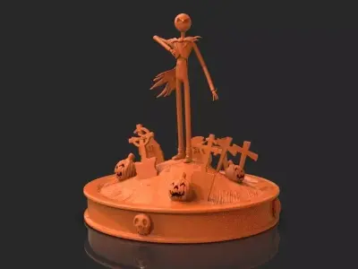 Jack Skelligton 3D Print 3D print model