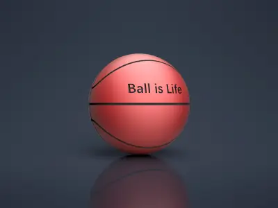 Basketball Free 3D print model