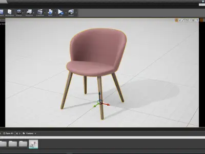 PlusHalle Capri Multiwood UE4 Low-poly 3D model