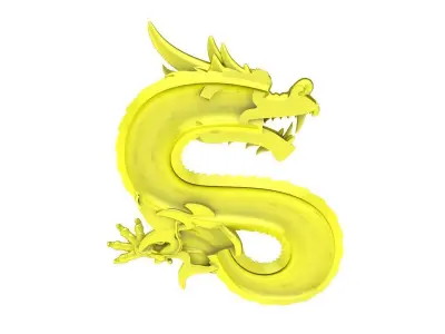 A4625 Dragon Jewelry Pendant 3D Model 3D print model