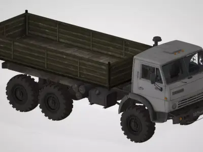 Vehicle - Truck 03 Low-poly 3D model