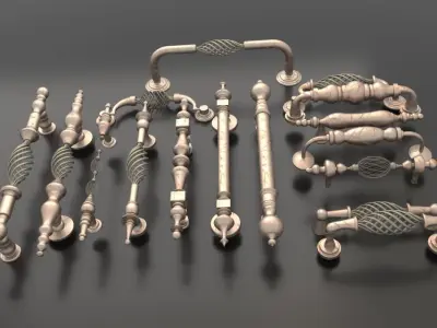 Classic Door Knoob 3D model