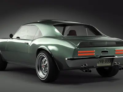 Pontiac Firebird 1967 3D model