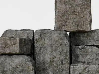 Landscape Stone Modern 3D model