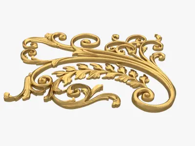 Classic decor ornament 257 3D model