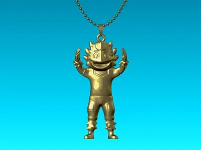 Necklaces OHIO STATE UNIVERSITY - Hanging Figurine  3D print model