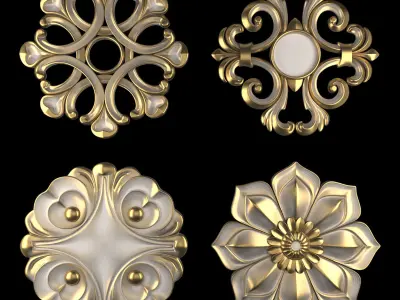 Rosettes 16 3D model