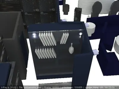 Render 3dmax Low-poly 3D model
