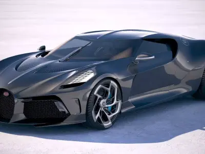 Bugatti La Voiture Noire 2019 3D model