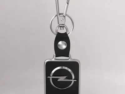 Opel car logo keychain 3d model  3D model