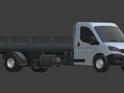 Generic Tipping - Dump - Construction Van - Truck 3D model