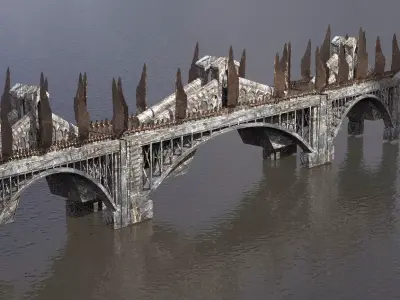 At Deco Bridges Stone 3  3D model