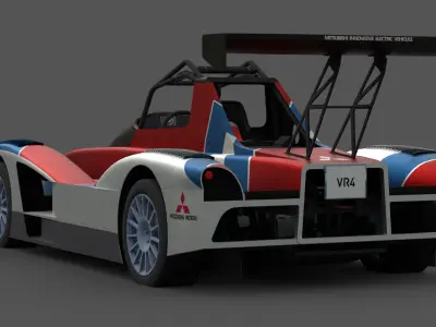 Mitsubishi Lancer Evolution 2 HighQuality GameReady Low-poly 3D model