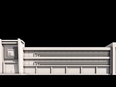 10 Contemporary Building 3D model