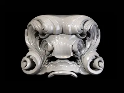 Classic carved 068 3D model