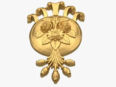 Classic decor ornament 224 3D model