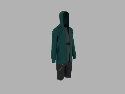 Sport Suit Low-poly 3D model 54