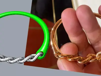 Catene Bracelet 3D print model