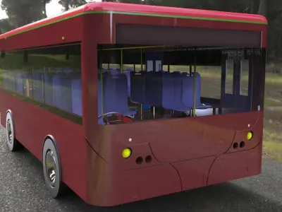City Bus Free 3D model
