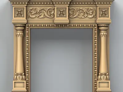 Fireplace 002 3D model