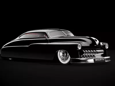 Custom Mercury 1959  hotrod 3D car model  3D model